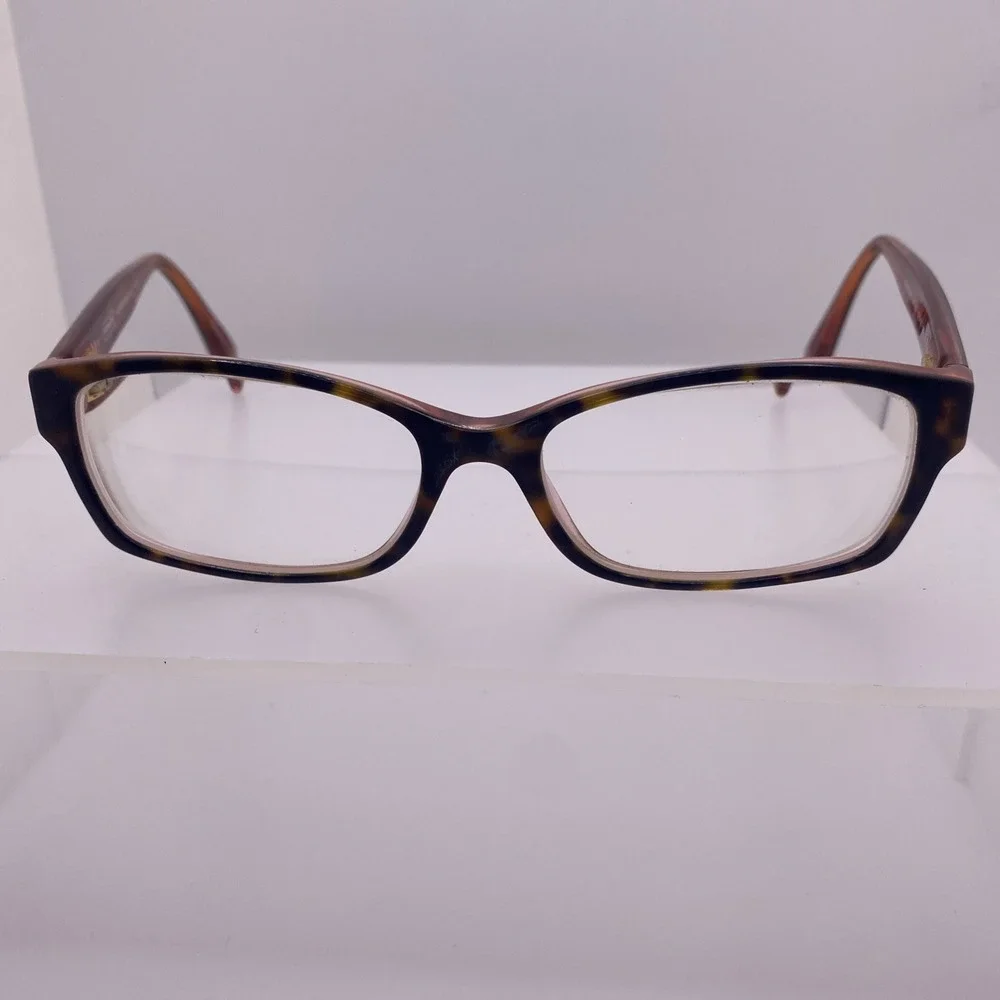 Coach Eyeglasses Women FRAME ONLY HC6040 Brooklyn 52-16-135 Tortoise Pink 005